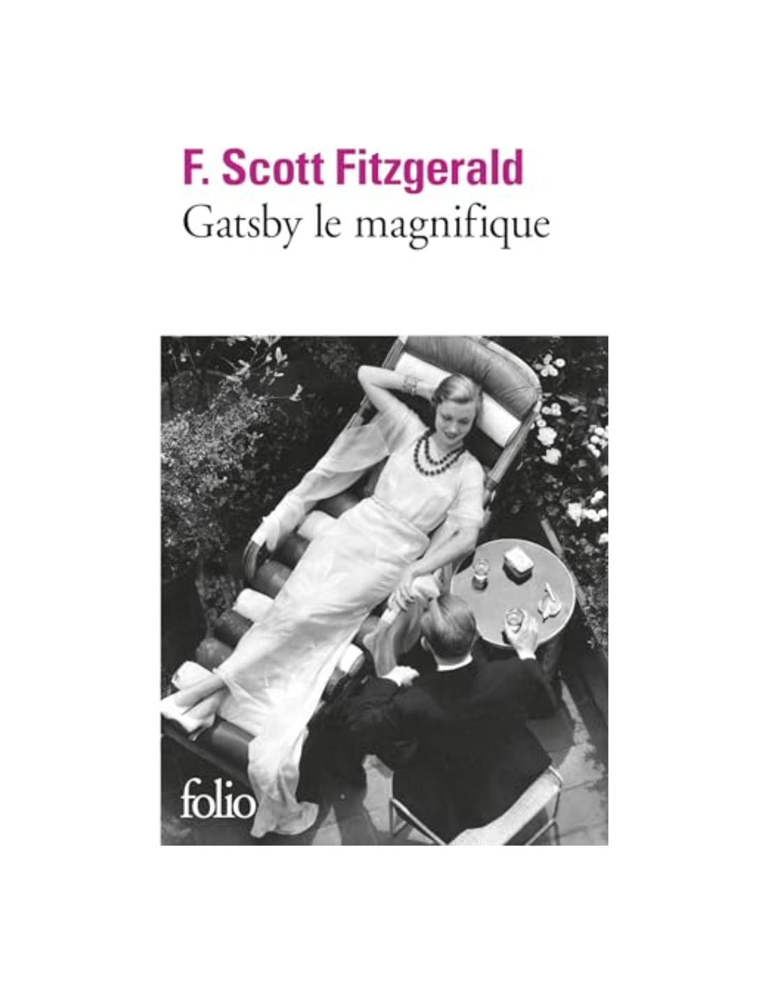 Gatsby le magnifique Francis Scott Fitzgerald