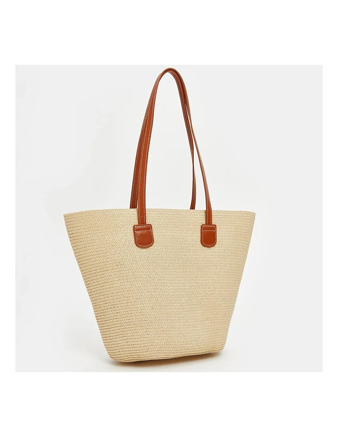 Cabas Femme Style Paille Tressée Elégant & Léger
