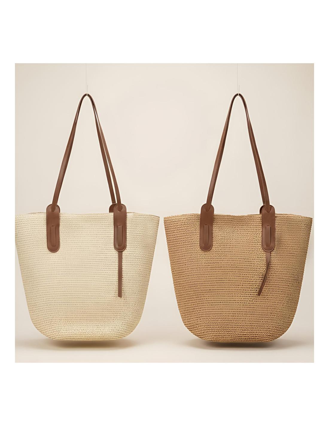 Cabas Femme Tressé Grand Format Style & Élégant