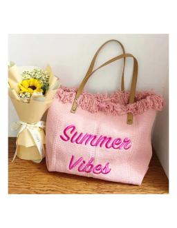 Cabas Femme Summer Vibes Style Bohème Chic & Estival