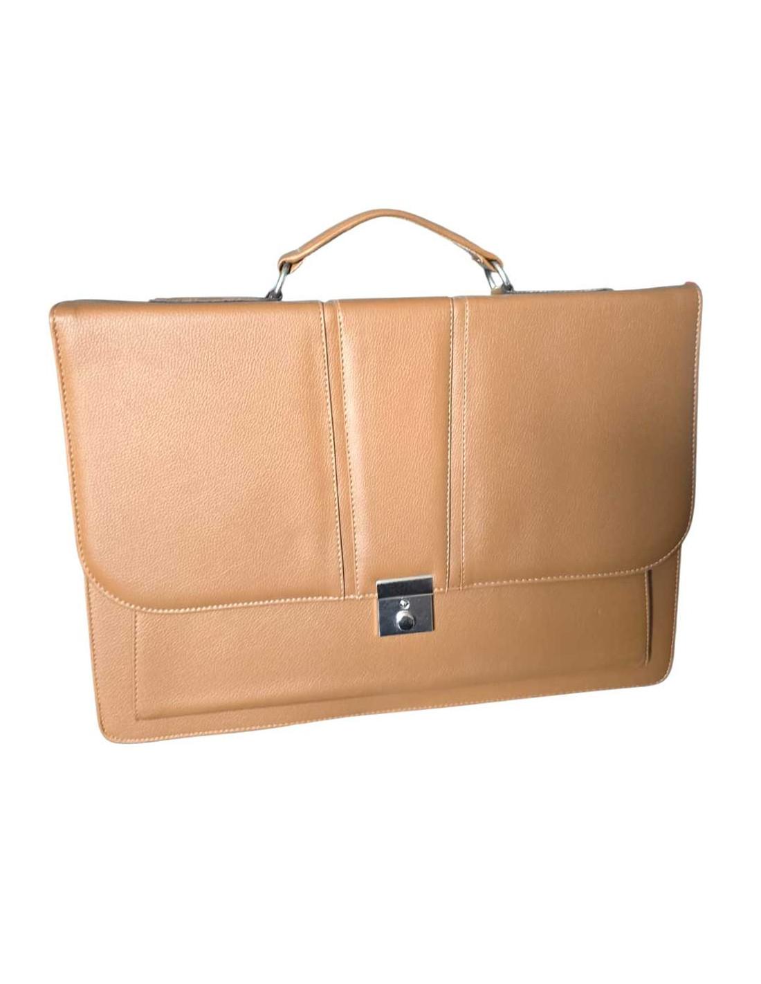 Professeur Cartable Beige Girafe Réf.2513