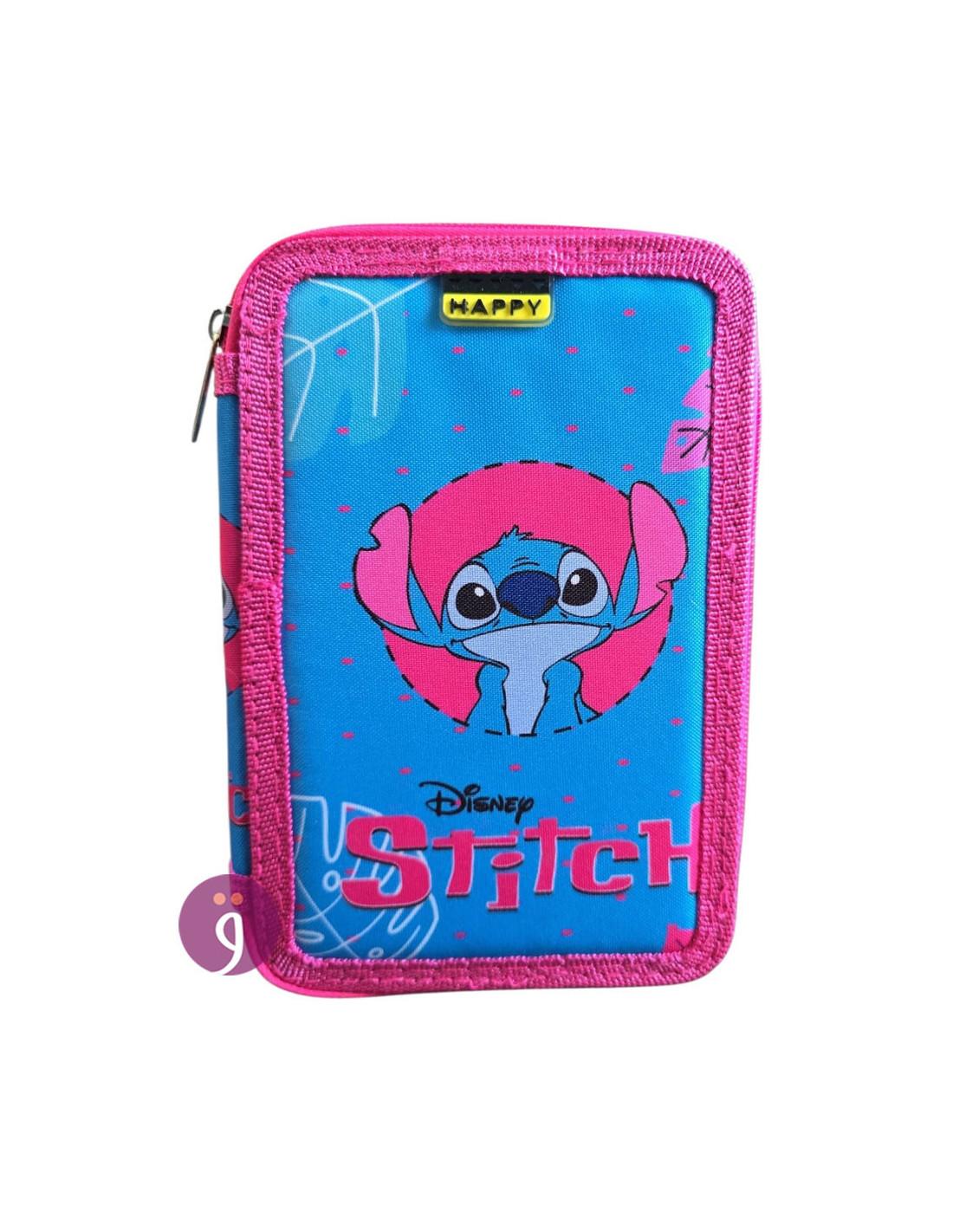Plate Trousse 2 Compartiments Stitch, Happy Réf.FM25001