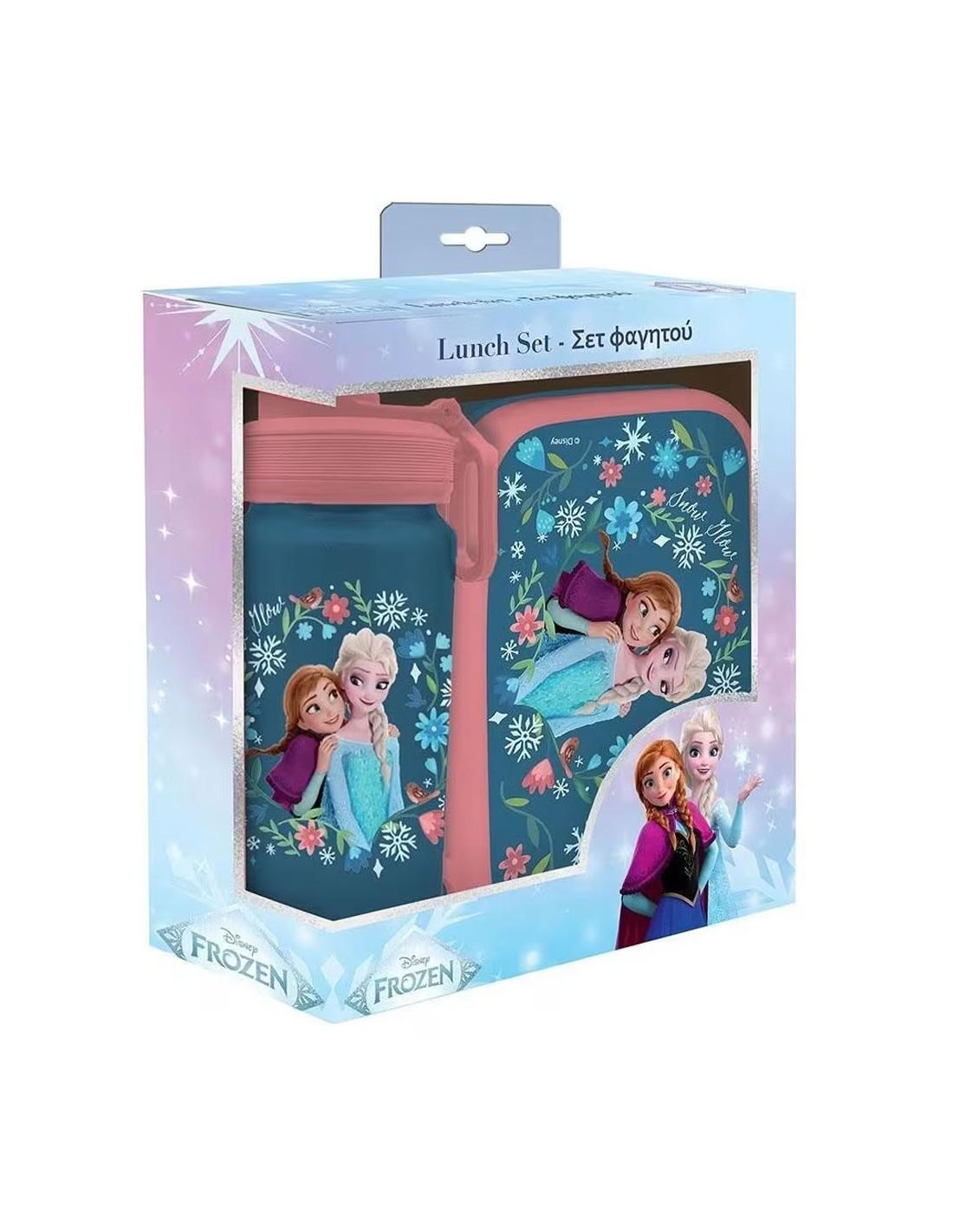 Goûter Boite Alimentaire + Bouteille à Eau Must Team Disney, Frozen Réf.565918