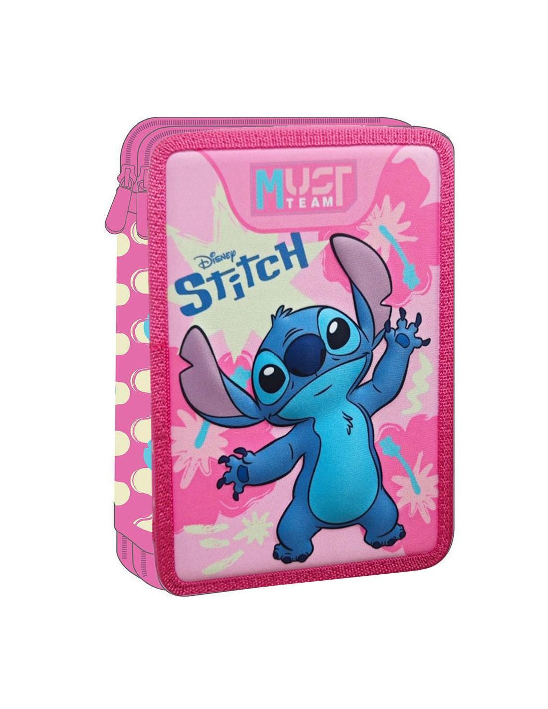 Plate Trousse 2 Compartiments Must Team Disney Stitch Réf.565997