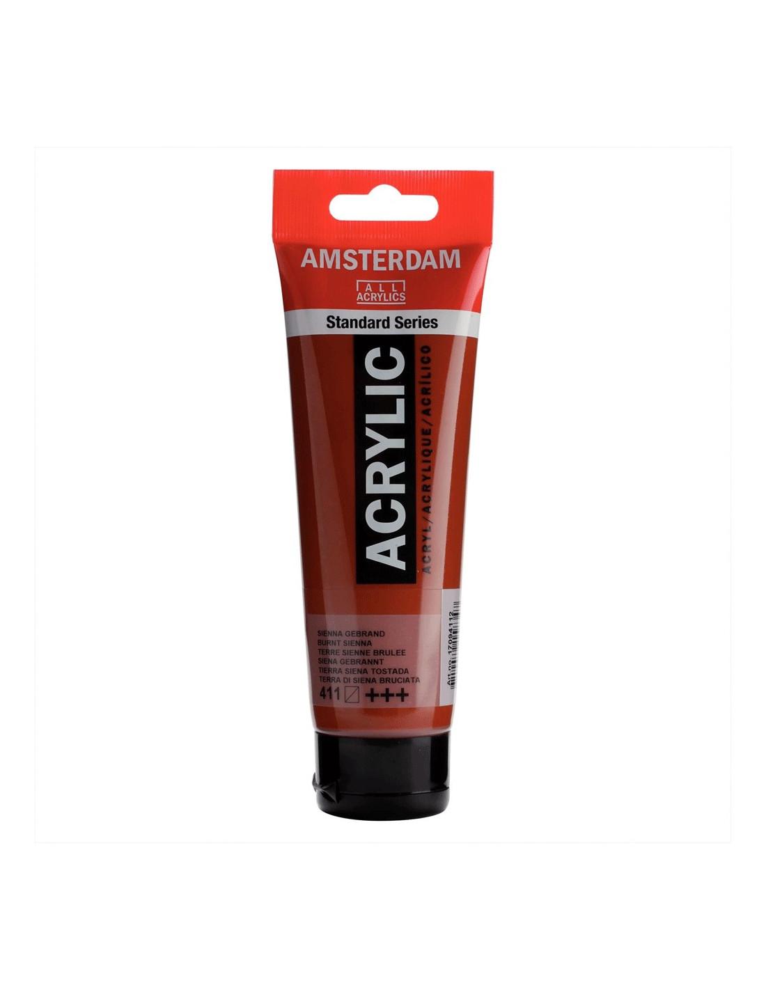 Acrylique Terre de Sienne Brulée 411 Amsterdam
