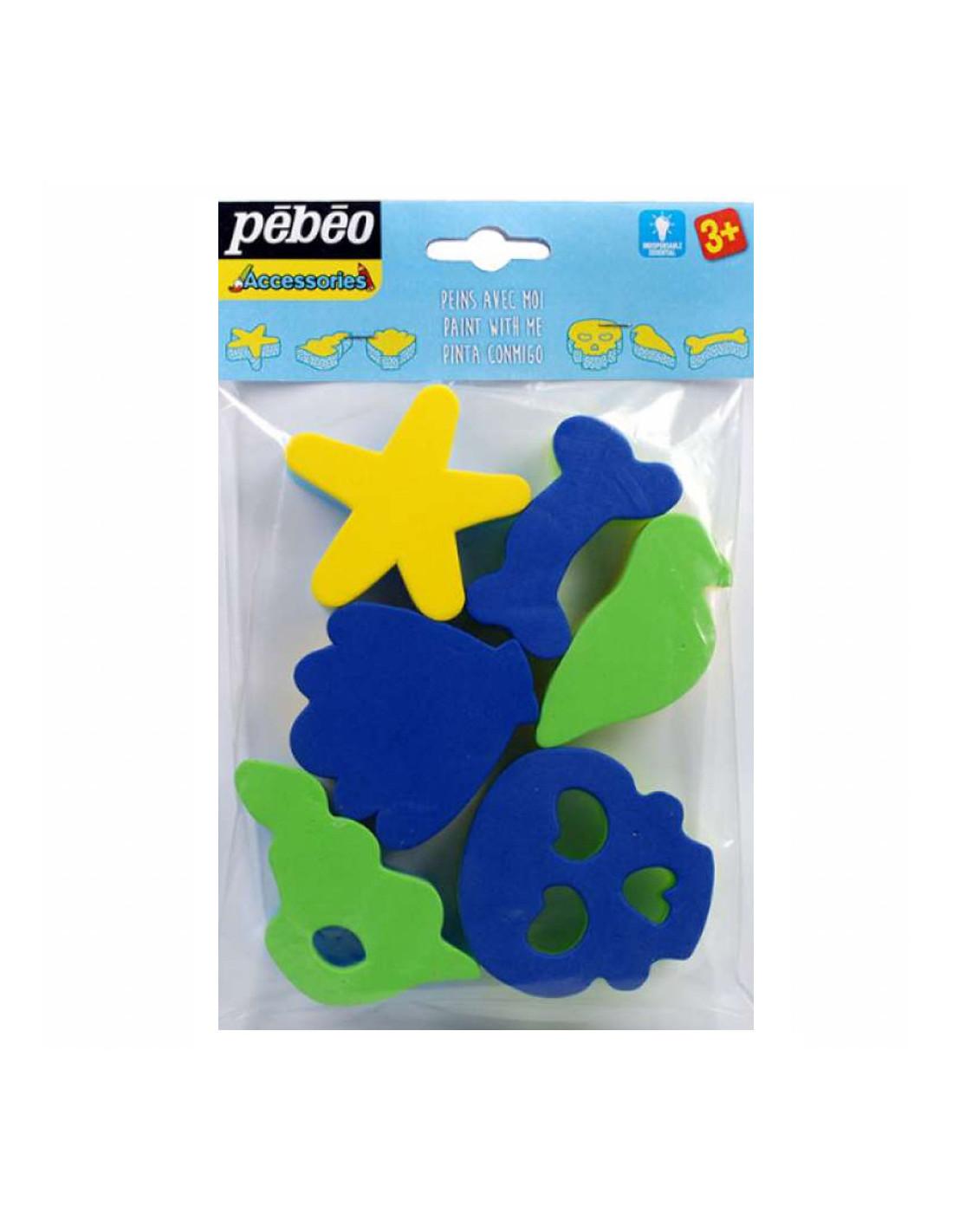 Tampons Double Mousse Formes Pirate Pébéo
