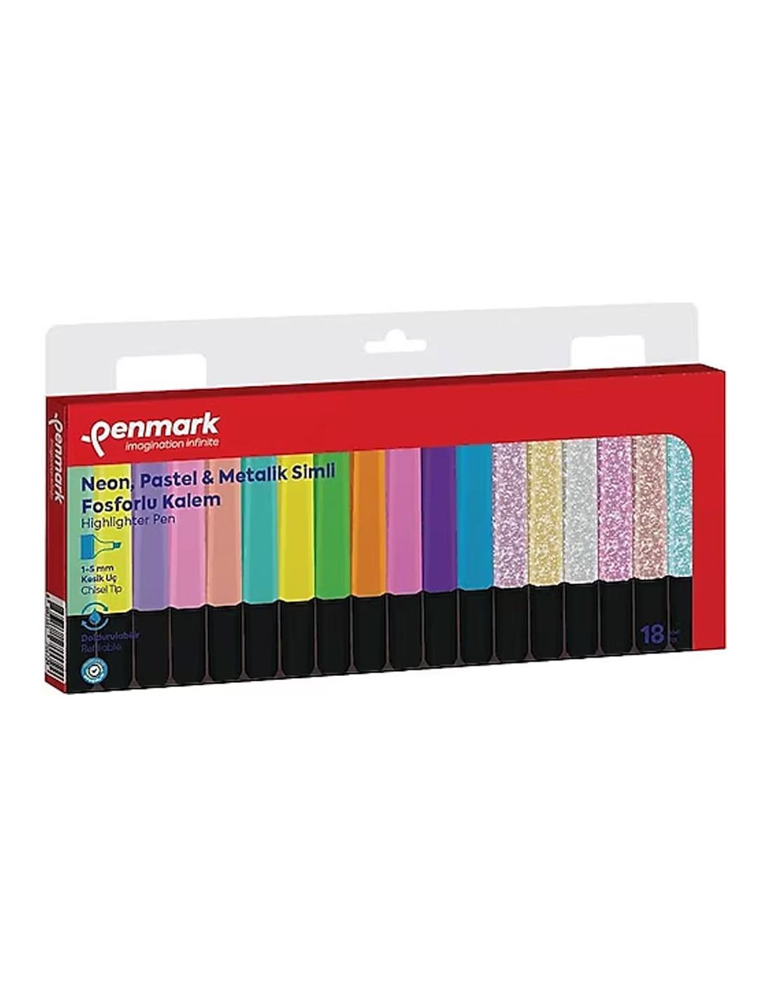 Pastel 6 Néon 6 Glitter Penmark