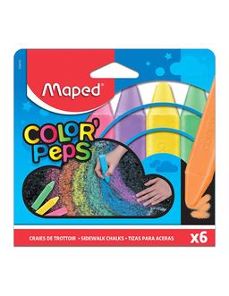 Maped 6 Craies de Trottoir Color'Peps