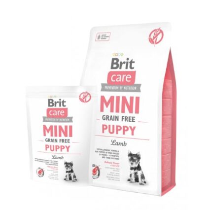 Brit Care Mini Puppy Agneau Croquettes Sans Céréales pour Chiot Petite Race