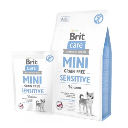 Brit Care Mini Sensitive Croquettes Sans Céréales pour Petit Chien Sensible