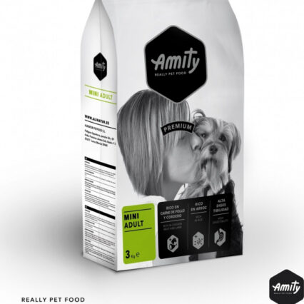 AMITY Premium Mini Adult Poulet & Agneau pour Chien Adulte de Petite Taille