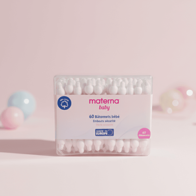 Coton Materna Nettoyage Doux Sécurisé Pour Bébé