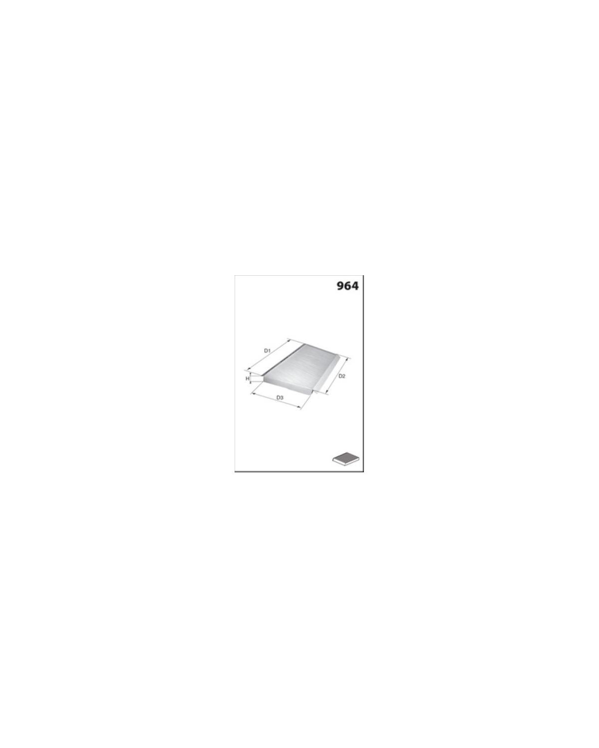 Habitacle Filtre HB164C MISFAT