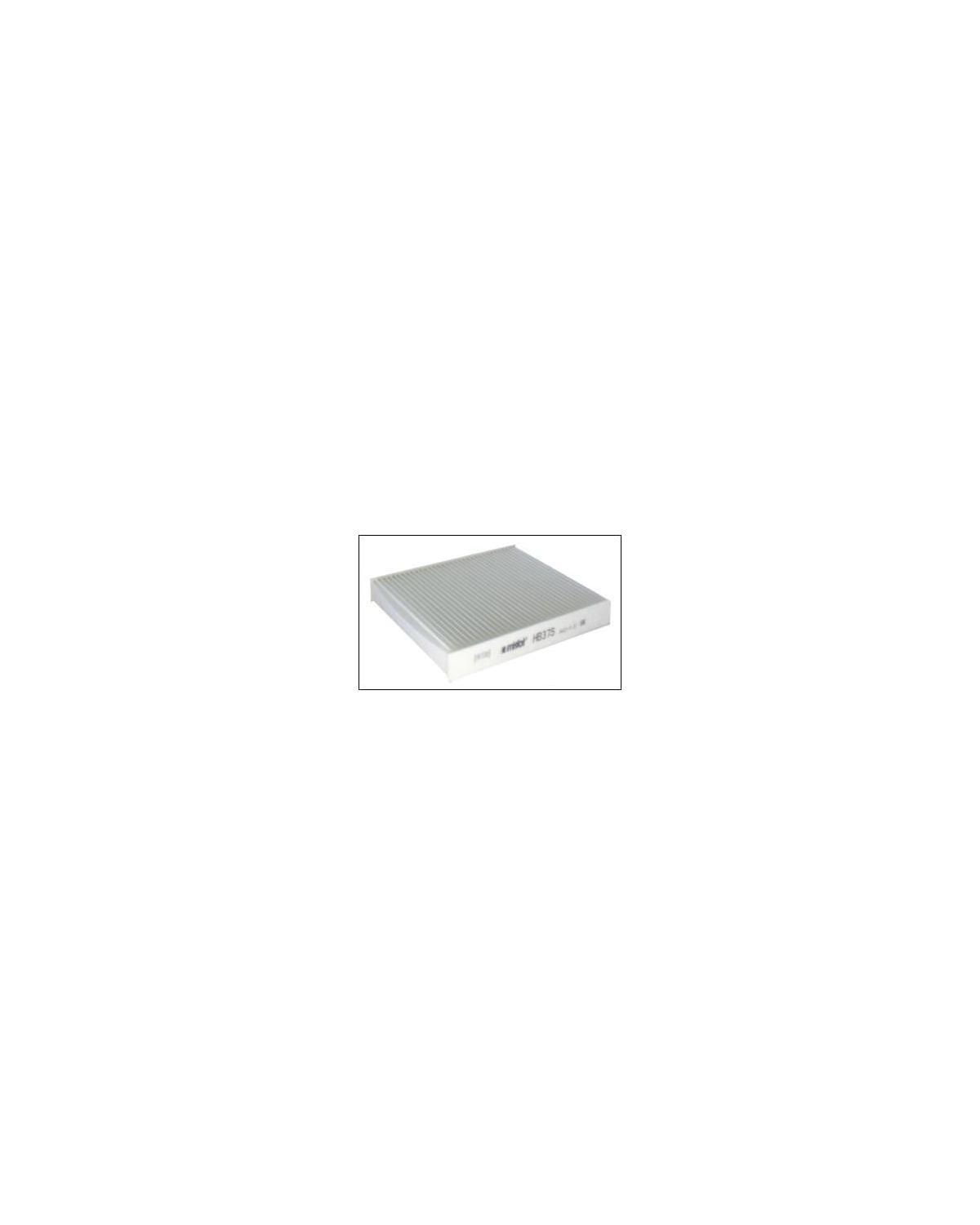 Habitacle Filtre HB375 MISFAT