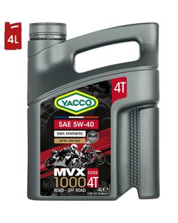 Moteur YACCO MVX 1000 4T 5W40 Bidon 4L