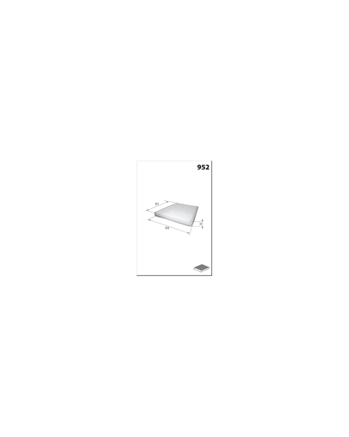 Habitacle Filtre HB197CA MISFAT