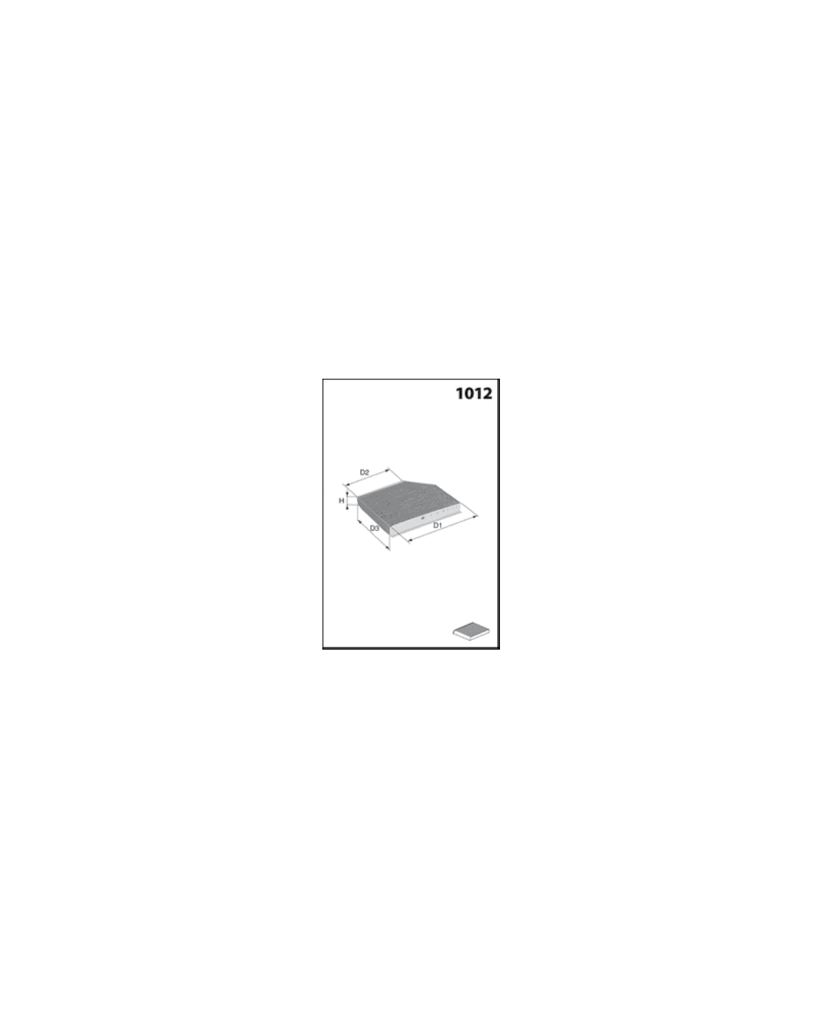 Habitacle Filtre HB268CA MISFAT
