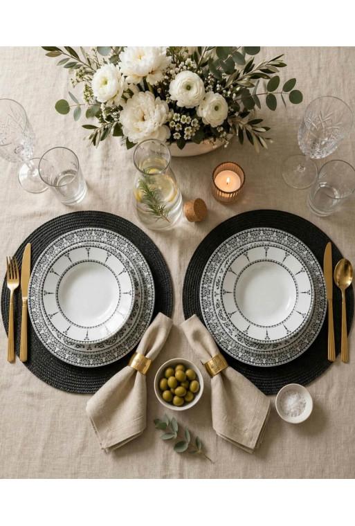 SERVICE A TABLES 18 PIECES