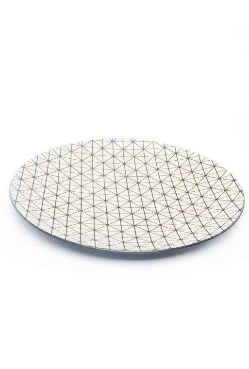 Plat Rond Argent Design