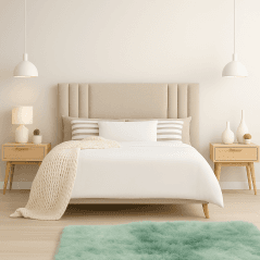 Lit Fantazia Matelassé en Velours de Soie : Élégance Confort Assurés