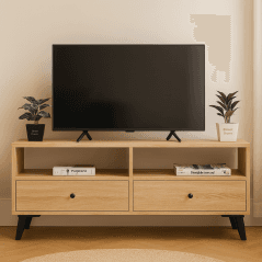 Distinguez-vous Meuble TV NOUR 3, l'Essence de l'Élégance pour votre Salon