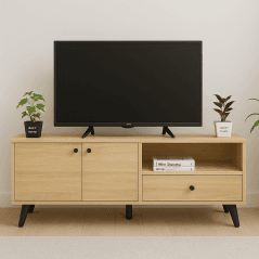 Distinguez-vous Meuble TV NOUR 1, l'Essence de l'Élégance pour votre Salon