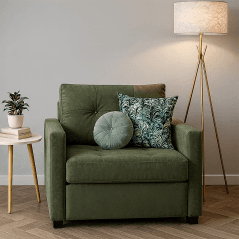 Fauteuil Convertible “Cosyflex” 1 Place Premium olive