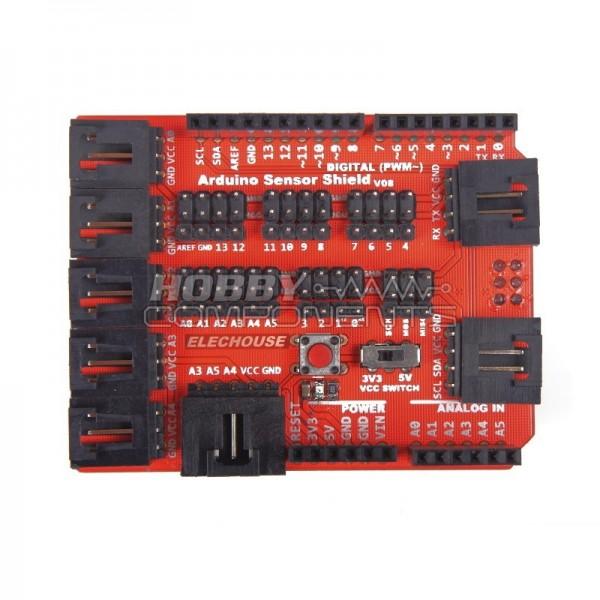 Sensor Shield V8 Pour ARDUINO UNO,Leonardo,DUE,Mega Duemilanove