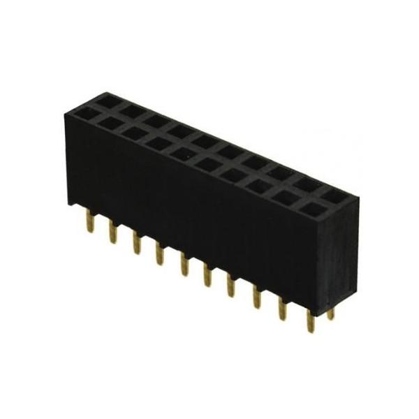 Connecteur SIL F Double 2*13P Au Pas De 2.54mm
