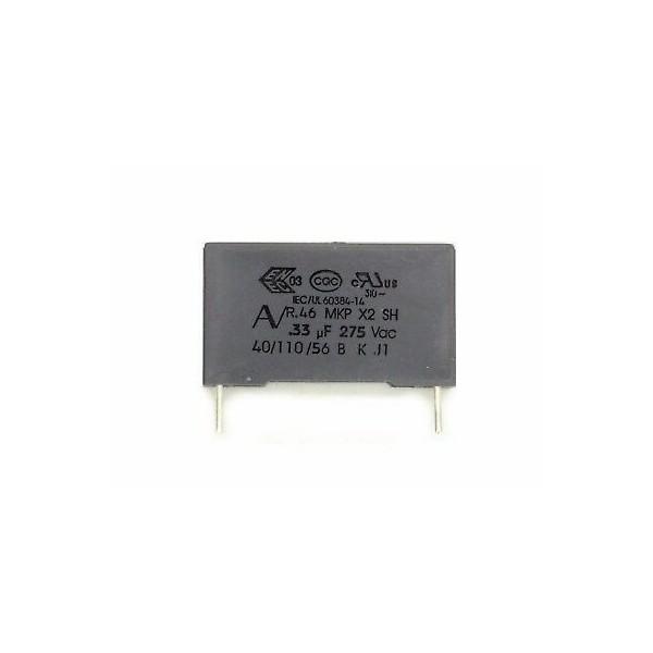 Condensateur 0.33uF, R.46 MKP X2 SH 275V
