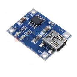 Lithium Chargeur 18650, Mini USB 5V 1A TC4056A Sans Protection