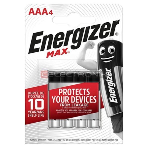 ALKAL Pile ENERGIZER MAX4*AAA E92BP4