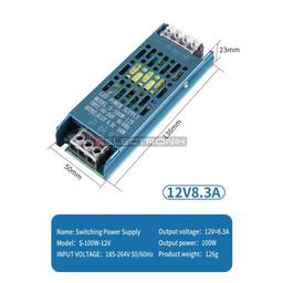 Alimentation 12V 8.3A 100W, S-100-12