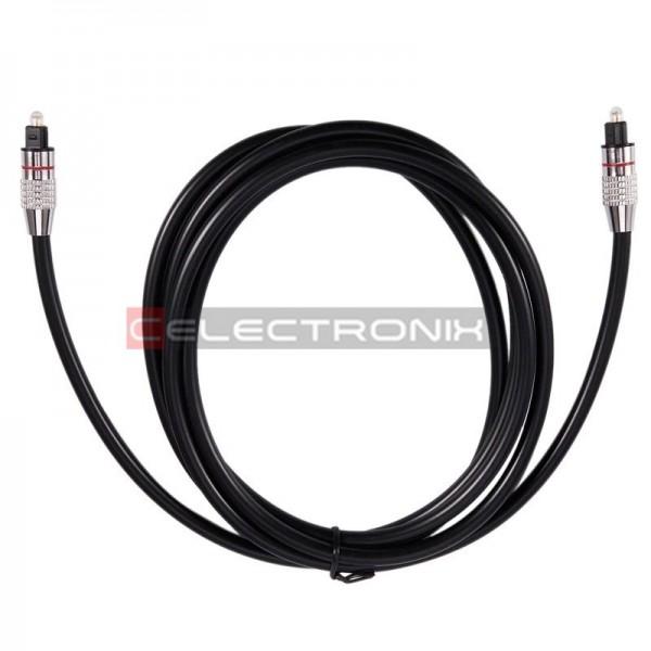 Audio Numérique En Fibre Optique SPDIF, 2x Fiches Toslink Mâle, L=1.5M