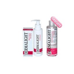 DERMALIGHT ANTI-TACHES — SÉRUM INTENSIF + GEL NETTOYANT + EAU MICELLAIRE