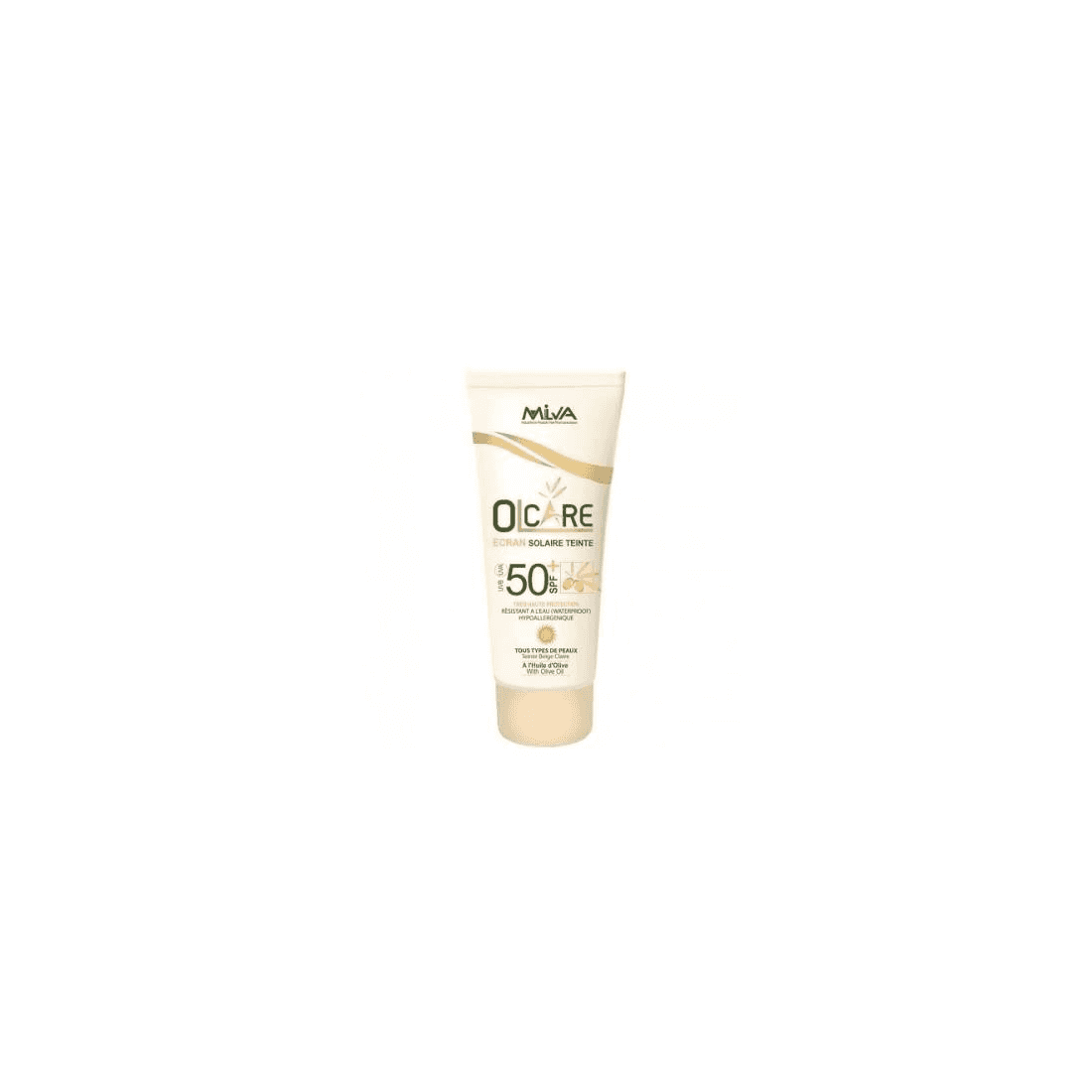 MILVA OLCARE ÉCRAN TT BEIGE ÉCRAN SOLAIRE TEINTÉ BEIGE CLAIR SPF50+