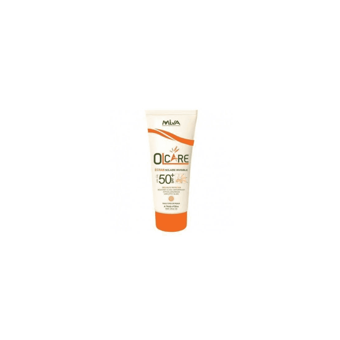 MILVA OLCARE ÉCRAN SOLAIRE INVISIBLE SPF50+ TRÈS HAUTE PROTECTION UVA UVB
