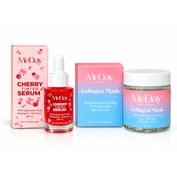 MEDAY COLLAGEN MASK + CHERRY TINTED SERUM SPF 10 15 ML