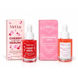 MEDAY NIACINAMIDE SERUM + CHERRY TINTED SERUM SPF 10 15 ML