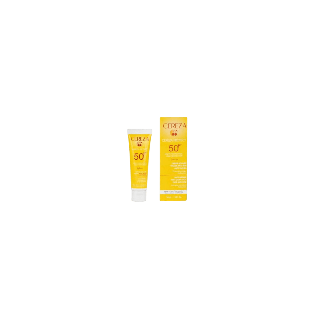 CEREZA PROTECT ÉCRAN SOLAIRE ANTI-ÂGE ANTI-TACHES SPF50+