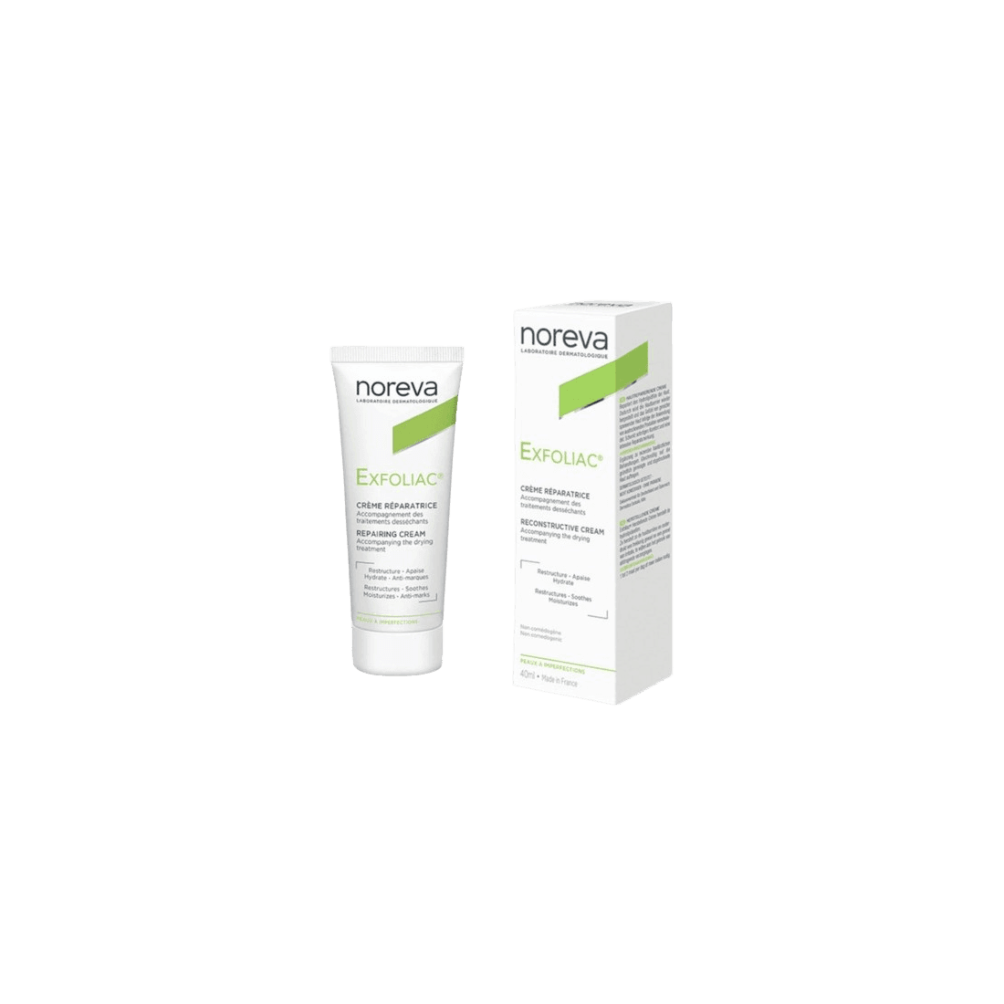 Noreva EXFOLIAC CRÈME RÉPARATRICE HYDRATANTE APAISANTE