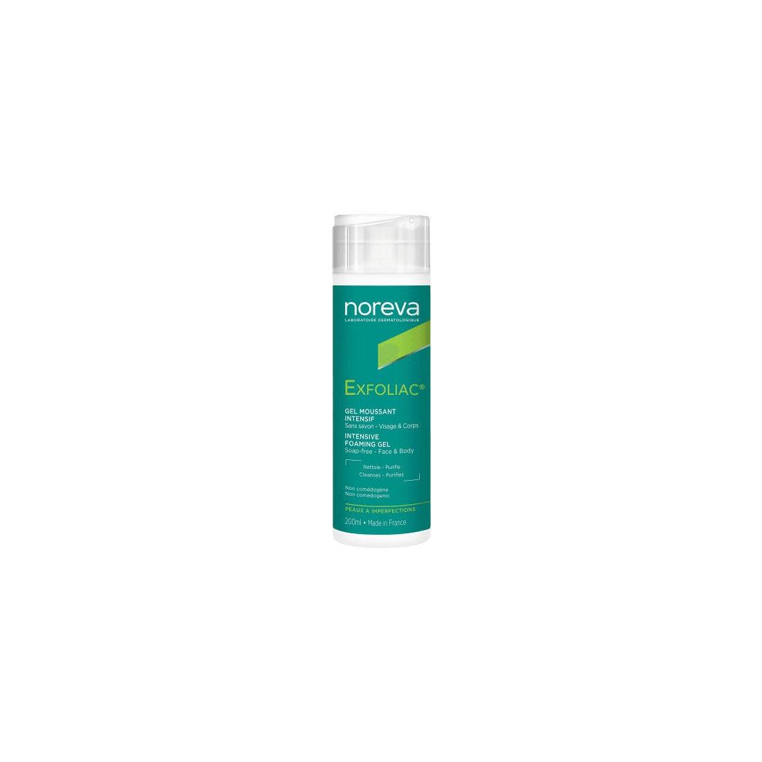 Noreva EXFOLIAC GEL MOUSSANT INTENSIF NETTOYANT PURIFIANT EXFOLIANT