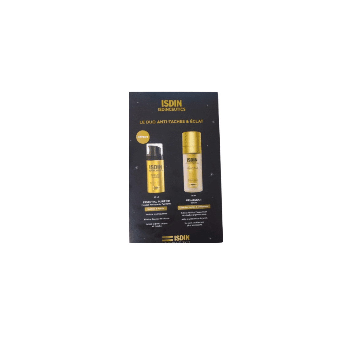 ISDIN COFFRET MELACLEAR SÉRUM + ESSENTIAL PURIFIER 30 ML