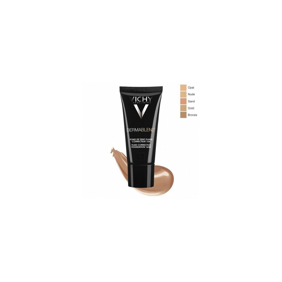 Vichy DERMABLEND FOND DE TEINT FLUIDE CORRECTEUR 16H TEINTE 35 SAND