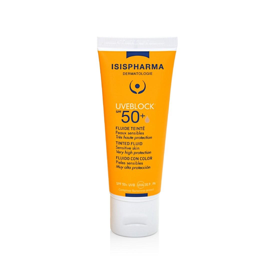 ISISPHARMA UVEBLOCK 50+ FLUID TEINTE