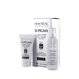 PHYTEAL ÉCRAN DPIGMA TEINTE BEIGE ÉCLAT SPF50+ + DPIGMA EAU MICELLAIRE 150ML