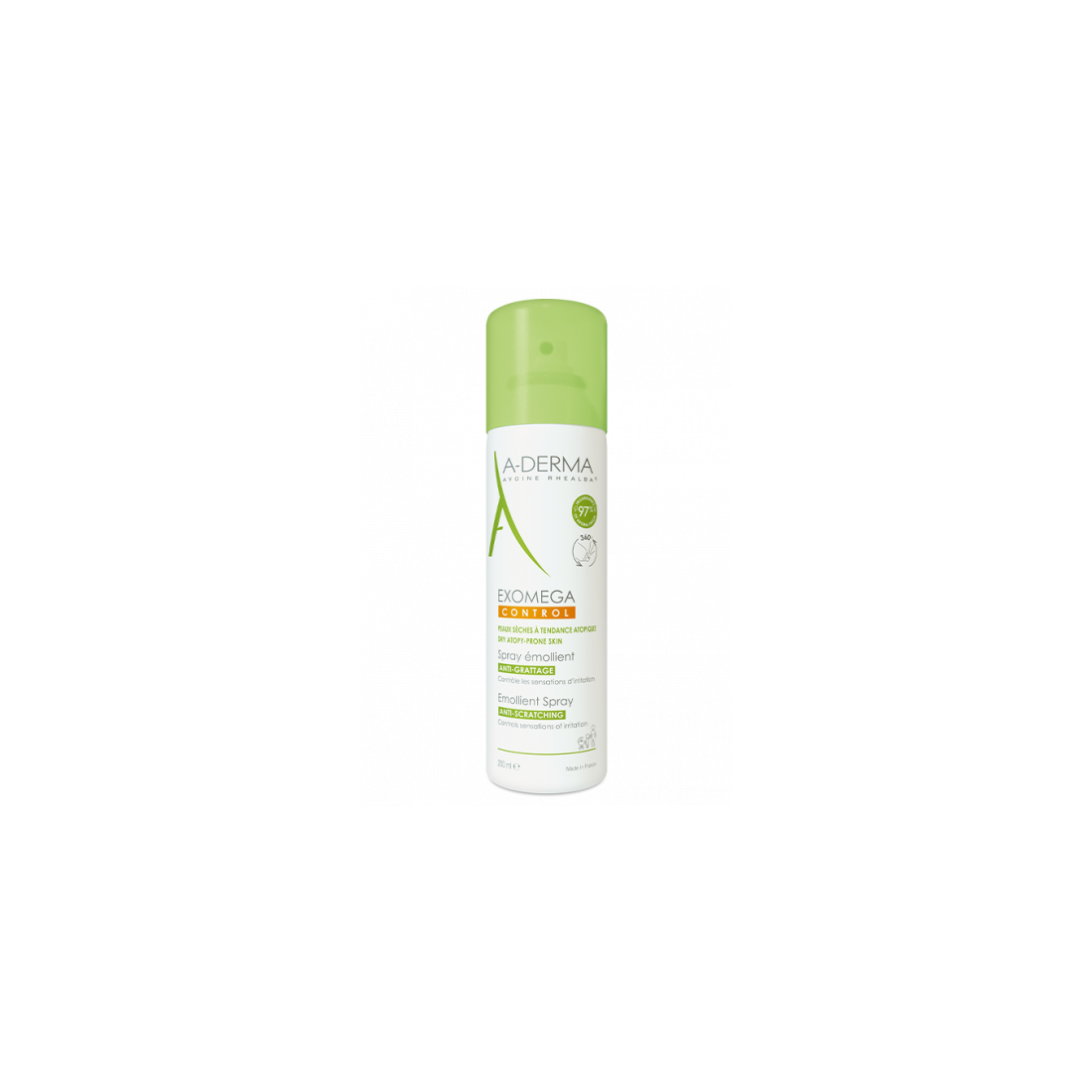 A-Derma EXOMEGA CONTROL SPRAY EMOLLIENT ANTI-GRATTAGE PEAUX SECHES