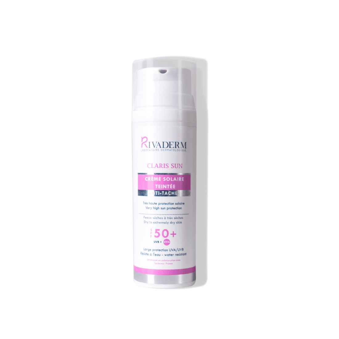 RIVADERM CLARIS SUN TEINTE SPF50+
