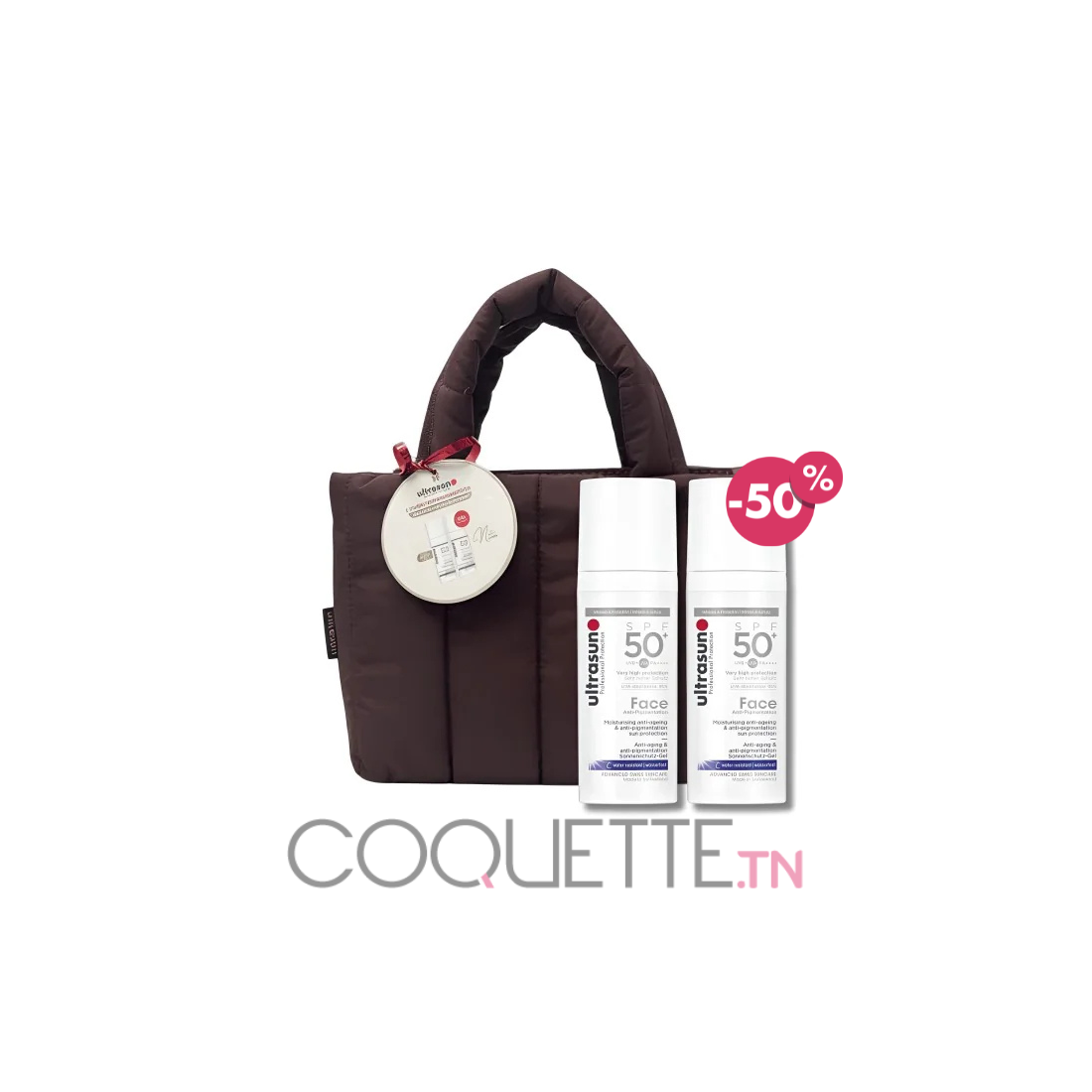 ULTRASUN SAC MATELASSE 2 ECRAN ANTI-PIGMENTATION -50% SUR LA 2EME