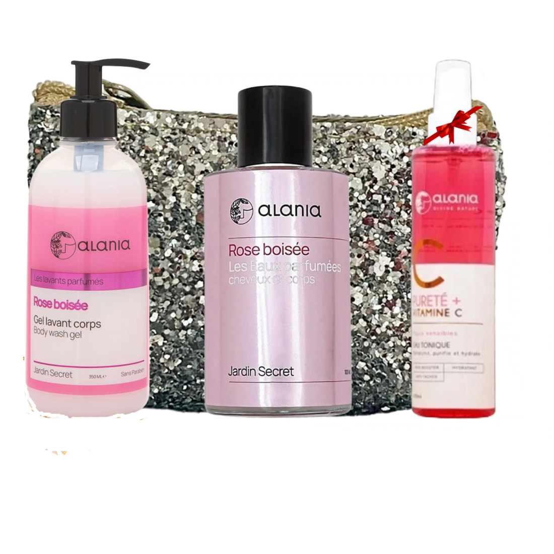 ALANIA COFFRET BOISEE GEL LAVANT CORPS +EAU PARFUMEE 100 ML+EAU TONIQUE 150ML